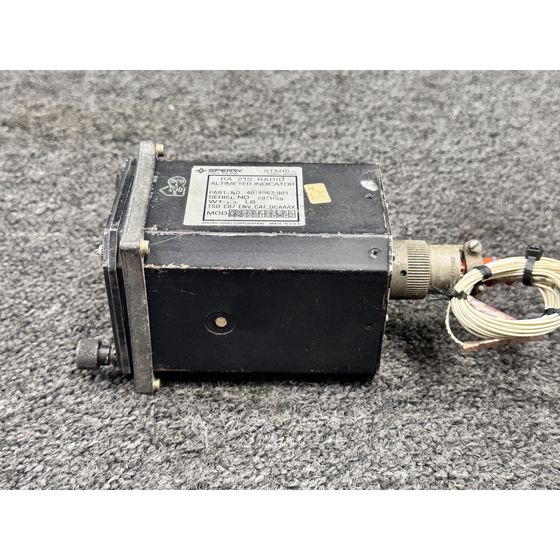 4014267-901 Sperry RA-215 Radio Altimeter Indicator (Broken Button)