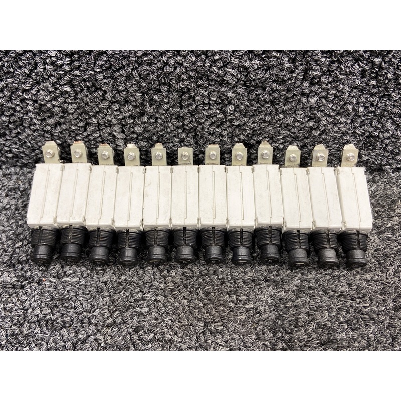 7274-11-5 Klixon Push to Reset Circuit Breaker Set of 12 (5 Amp)