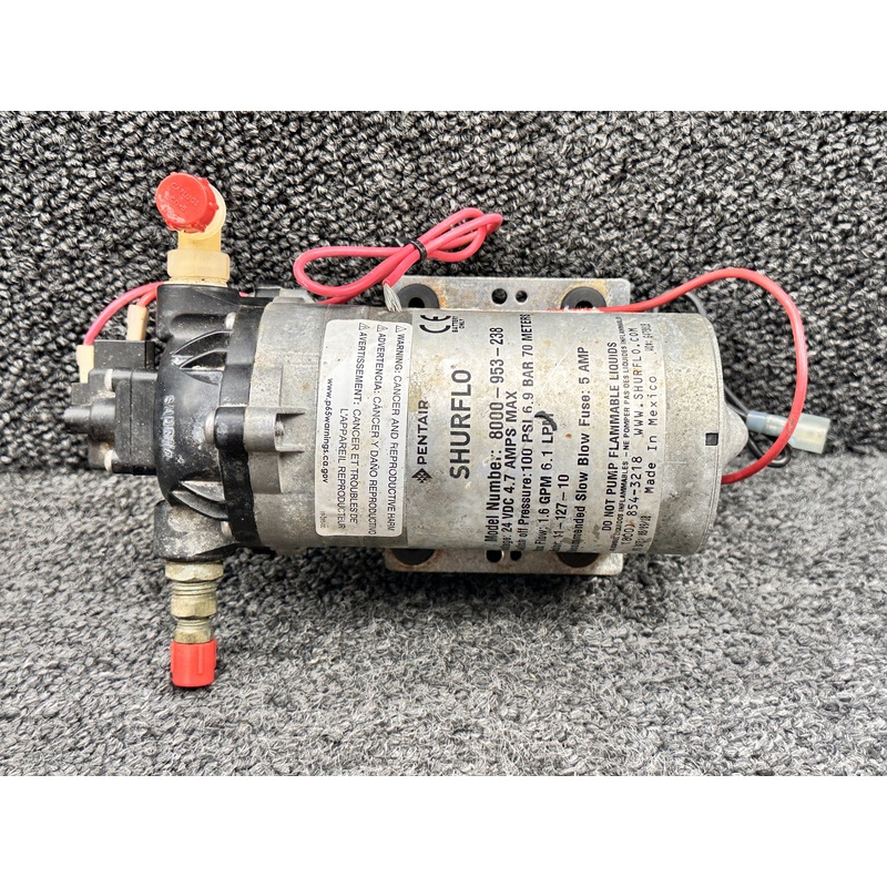 8000-953-238 Shurflo Diaphragm Pump Assembly with Mount (24V, Corrosion)