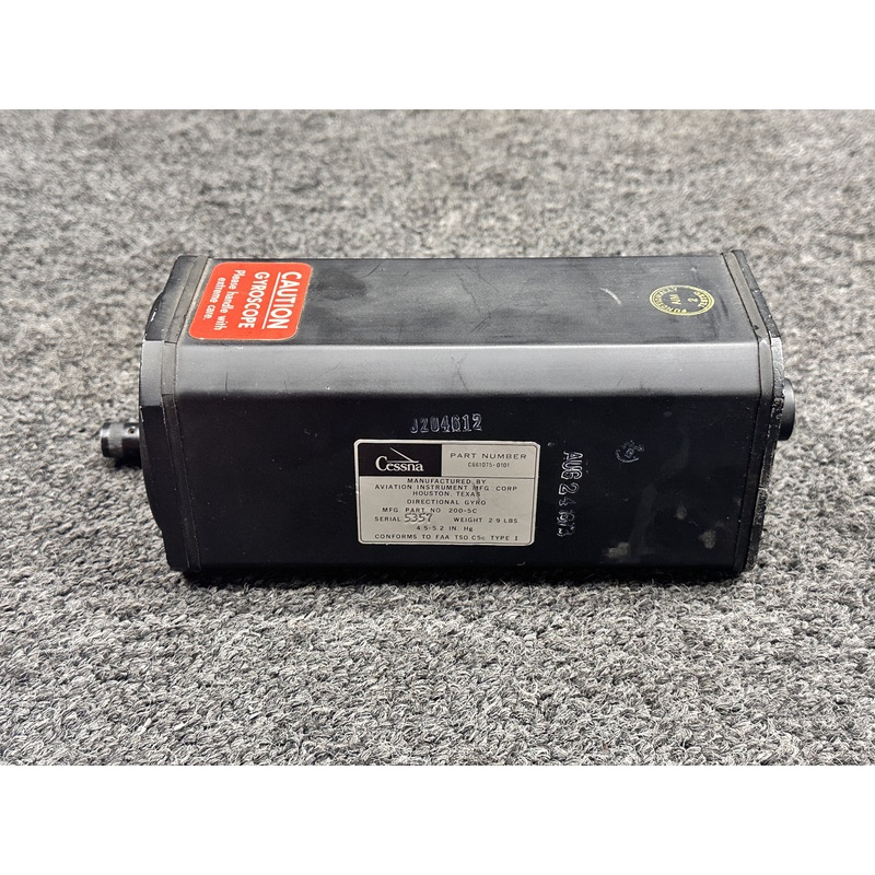 200-5C (Alt: C661075-0101) Aviation Inst Directional Gyro Indicator