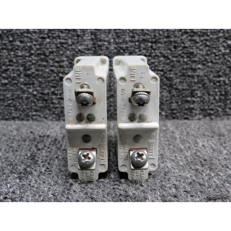 D6752-2-50 Klixon Circuit Breakers Set of 2 (Amps: 50)