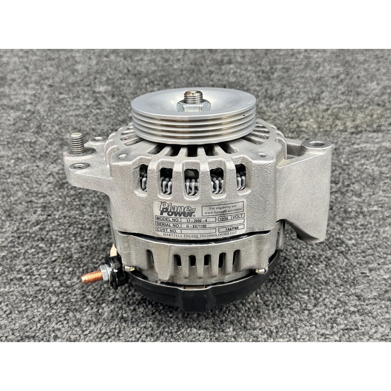 17-2000-4 Lycoming IO-360-L2A Plane-Power Alternator w Brackets, STC (12 or 24V)