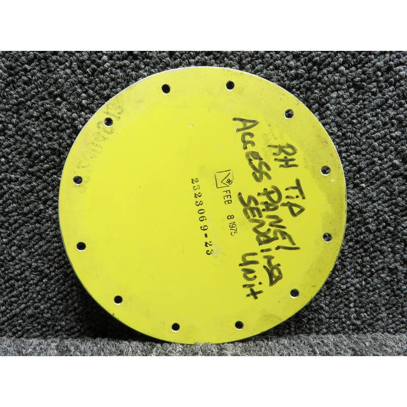 2323069-23 Lear L-25D Tip Access Panel Sending Unit RH