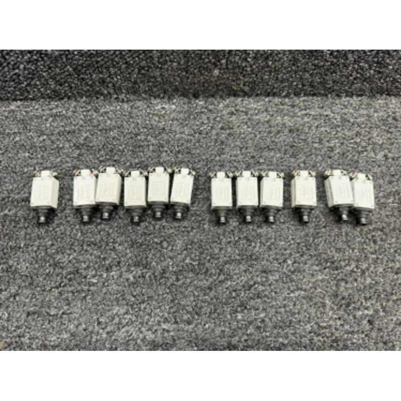 7277-2-1, 7277-2-10 Klixon Circuit Breakers (Set of 12)