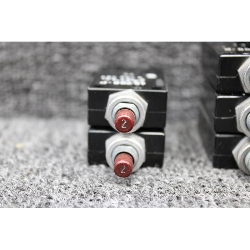 45-700-P ETA Push Breaker Set of 15 (Various Amps 2-20) (250V)