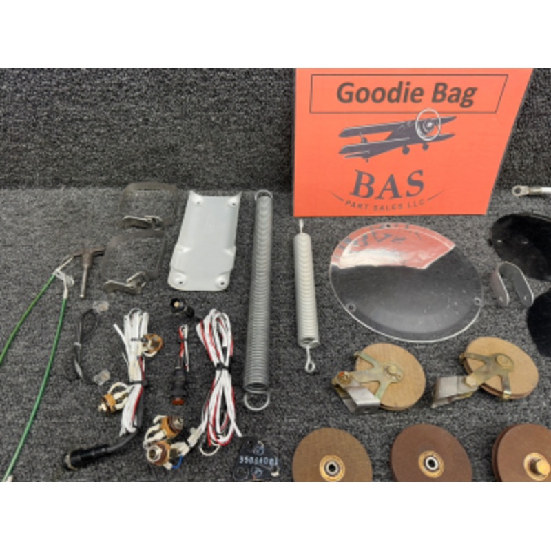 Aviat Husky A-1C-200 Goodie Bag w Pulleys, Springs, Brackets, etc