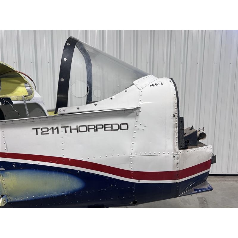 Thorp T-211 Fuselage with Bill of Sale, Data Tag, Airworthiness, and Logs