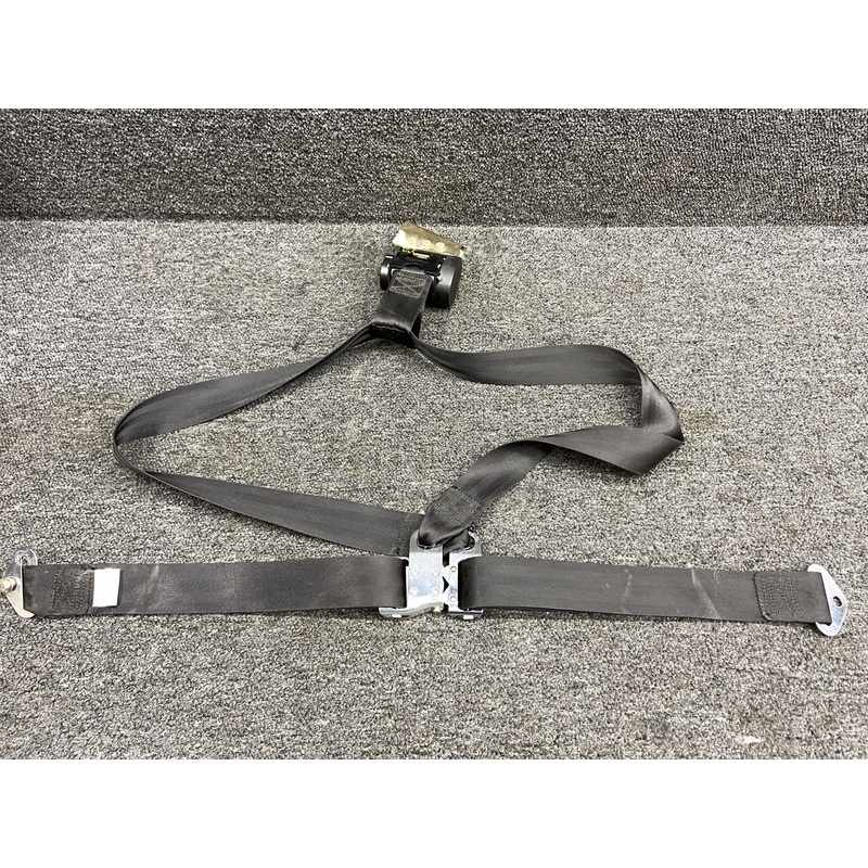 4089-1-011-2396, 20133-001 Amsafe Aft Passenger Seat Belt LH w Reel and Bracket