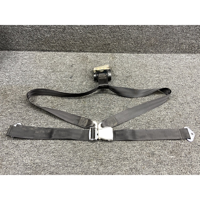 4089-1-011-2396, 20134-002 Amsafe Aft Passenger Seat Belt RH w Reel and Bracket