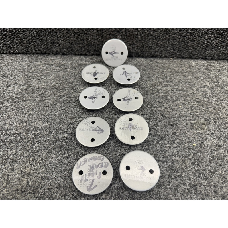 20050 (Alt: 20050-52) Brown Line Cargo Tie Down Anchor Plate Set of 9