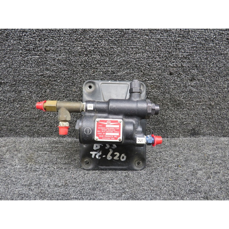A2000 Alar Products Inc Automatic Continuous Flow Oxygen Regulator with Mount
