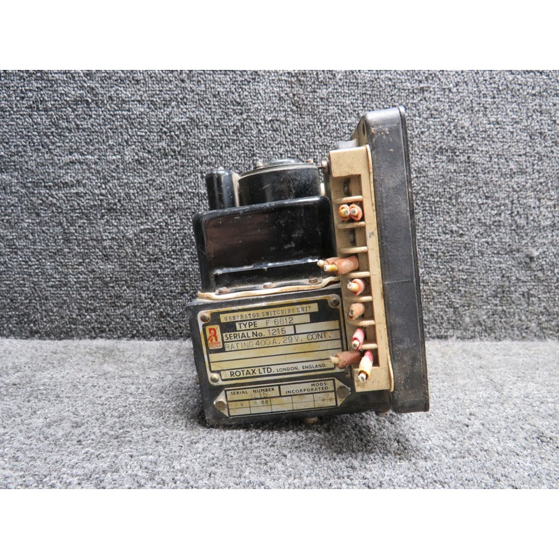 F-6812 Rotax Generator Switching Unit Assembly with Mods (Volts: 29, Amps: 400)