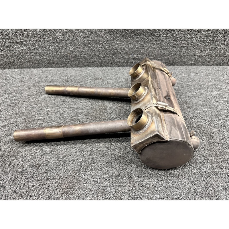 Jabiru 3300A Exhaust Muffler with Bracket Assembly (Damaged)