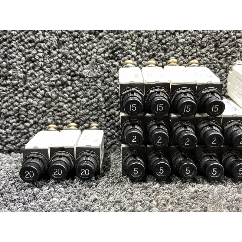 7277-2 Klixon Push To Reset Circuit Breaker Set (Amps: 2,3,5,7.5,10,15,20)