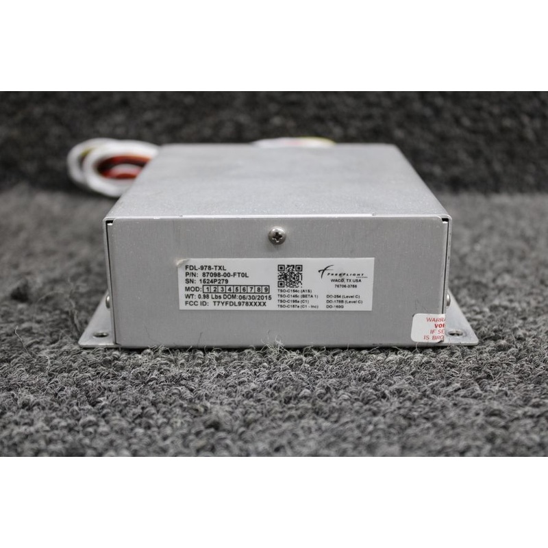 87098-00-FT0L FreeFlight FDL-978-TXL UAT ADS-B Transmitter System
