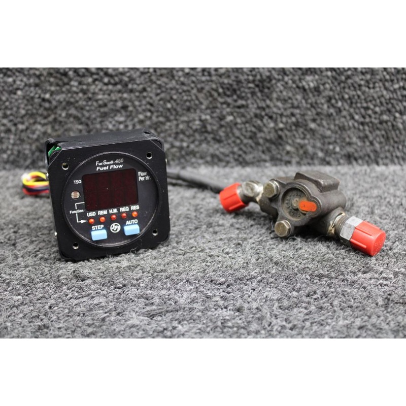 450000-G JP Instrument Fuel Flowmeter Indicator w Transducer (11-30V) (Core)