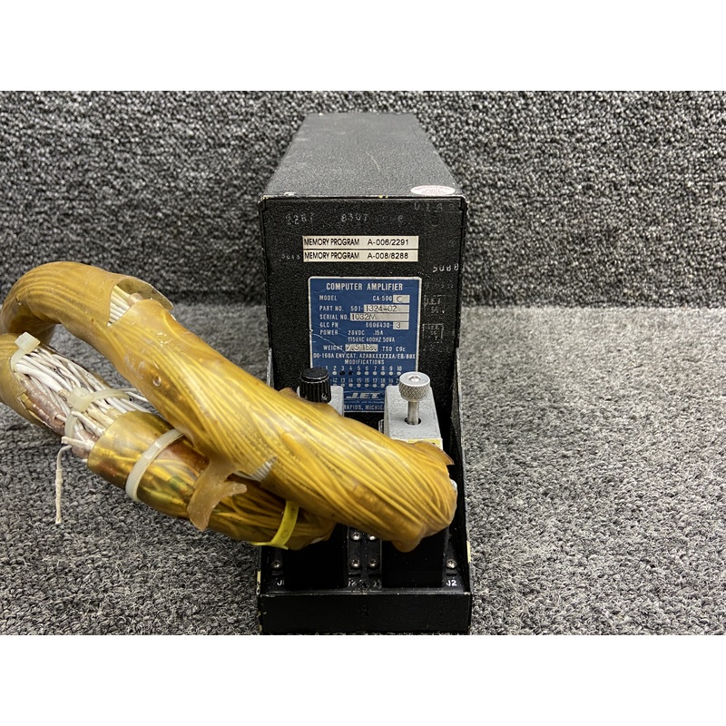 501-1324-02 (Alt: 6608430-3) JET CA-500C Computer Amplifier w Tray (28V)