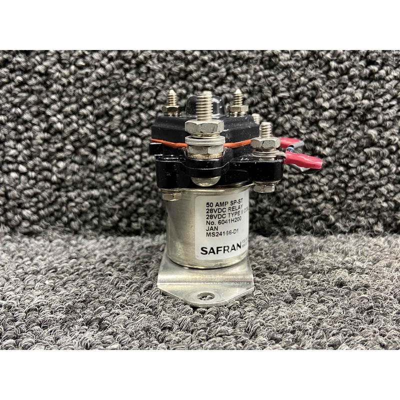6041H200 (Alt: MS24166-D1) Safran Relay Solenoid (28V, 50A)