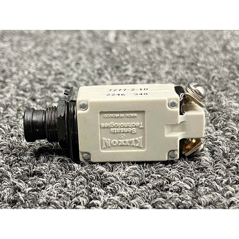 7277-2-10 Klixon Push to Reset Circuit Breaker (Amps: 10)