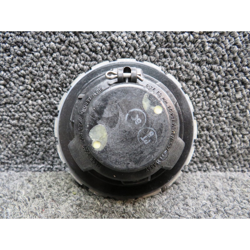 C156005-0102 Shaw Aero Vented Fuel Cap Assembly (White) (Paint Wear)