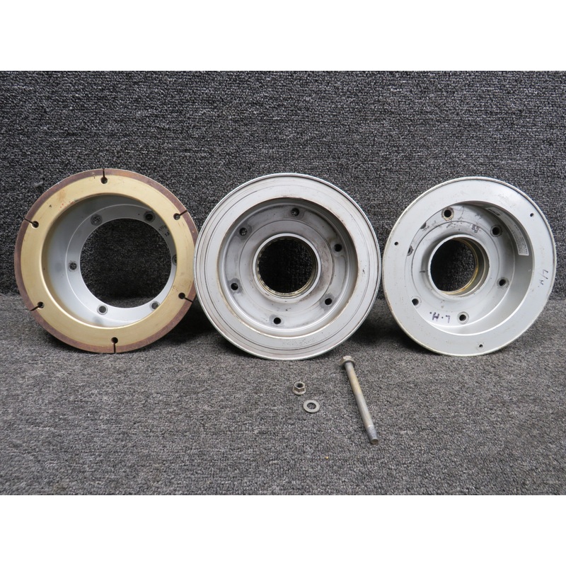 40-120C Cleveland 6.00-6 Main Wheel Assembly with Slotted Brake Disc