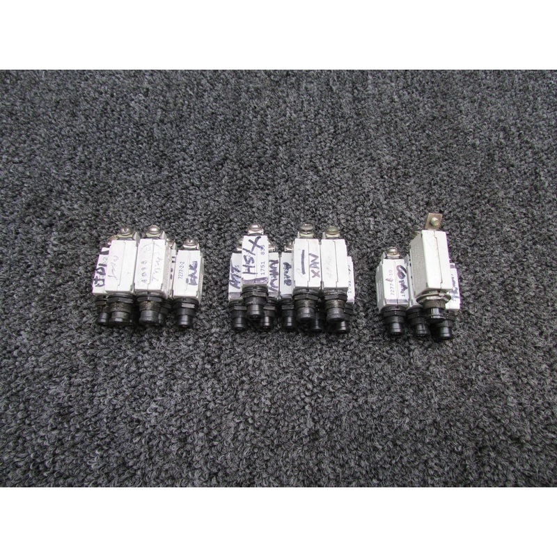 7277, 7274 Klixon Breaker Switch Set of 18 (Amps: 2, 5, 10)