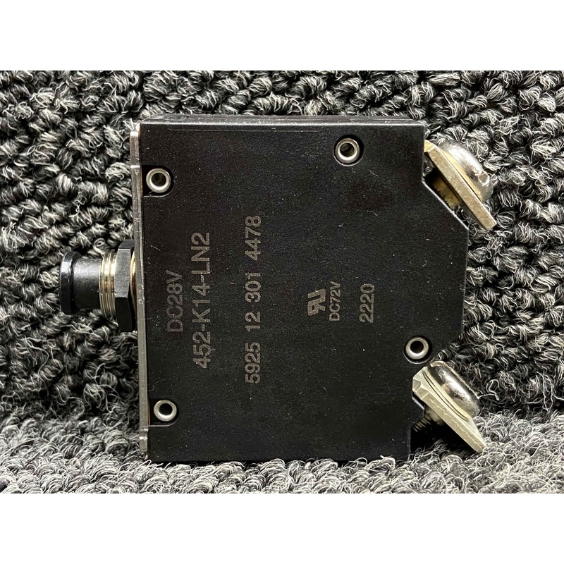 452-K14-LN2-100A ETA Push to Reset Circuit Breaker (Amps: 100)