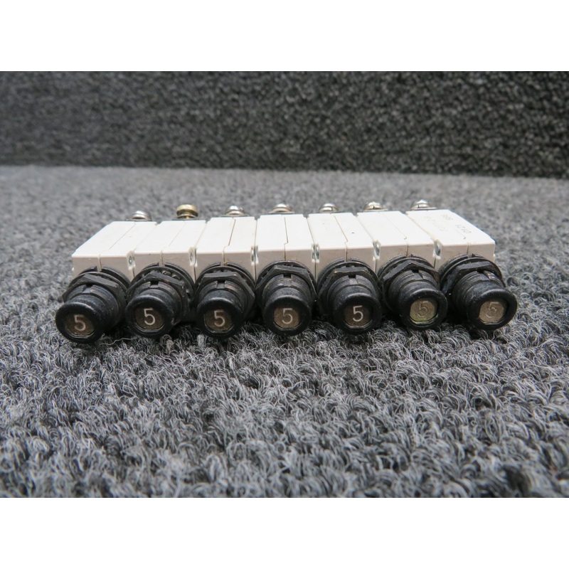 7277-2-1, 7277-2-2, 7277-2-3, 7277-2-5 Klixon Circuit Breakers Set (Amps: Vary)