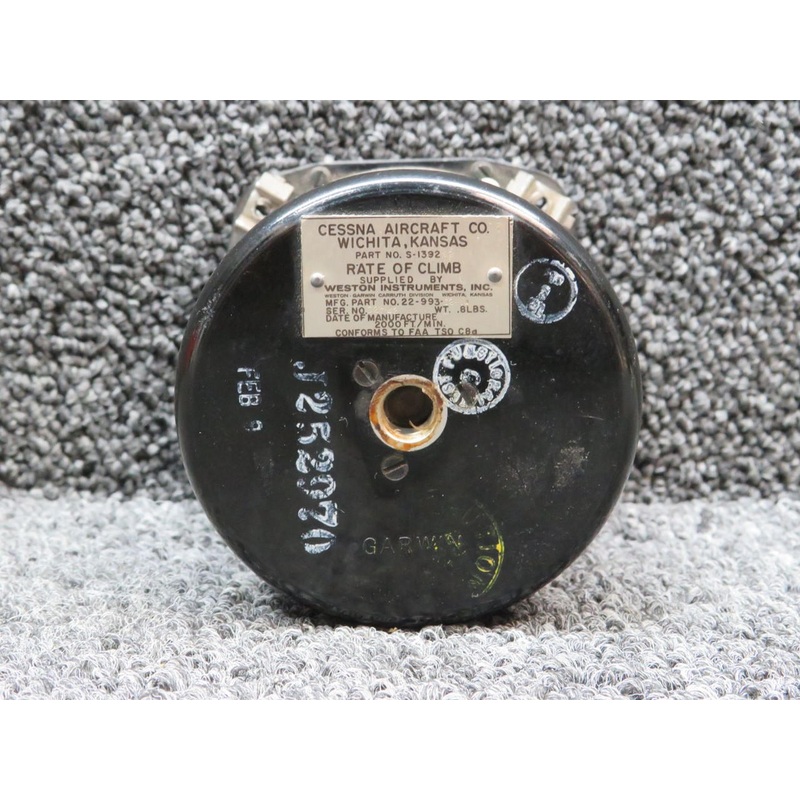 S1392-N2 (Alt: 22-993-02-1A) Weston Rate of Climb Indicator Unit