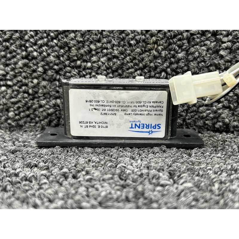 1401-005 Spirent Systems High Intensity Door Entrance Lamp