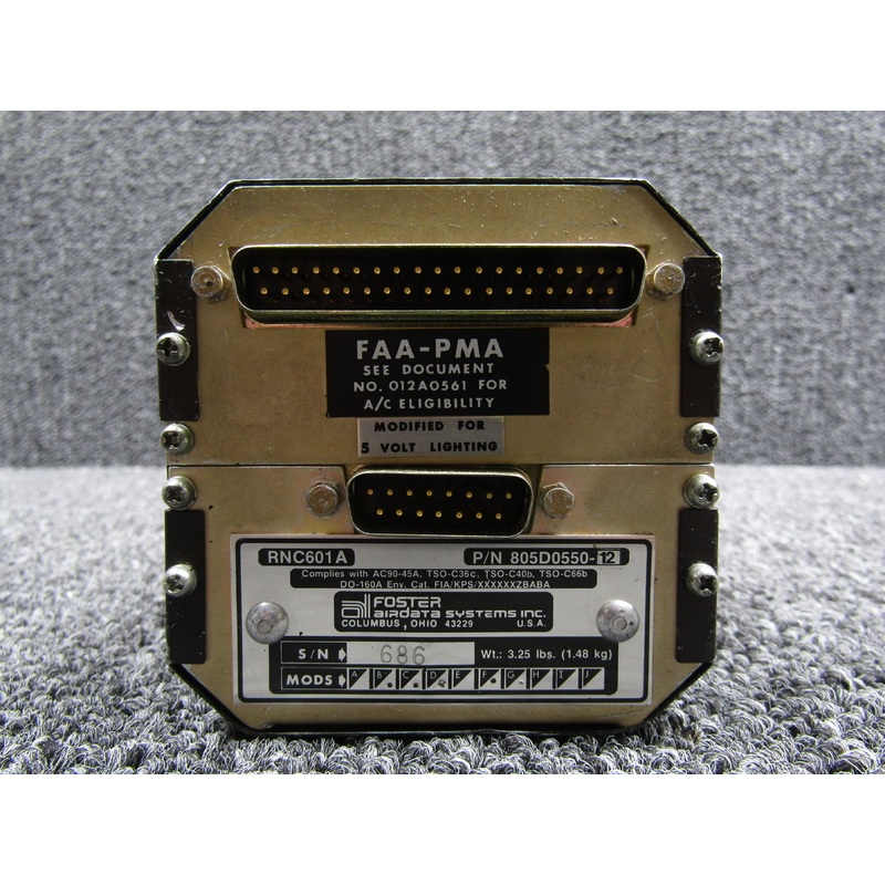 805D0550-12 Foster Airdata Systems RNAV Computer with Modifications