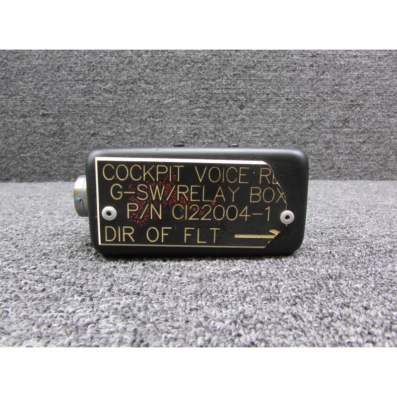 CI22004-1 G-SW Cockpit Voice Relay Box (Broken Data Plate)