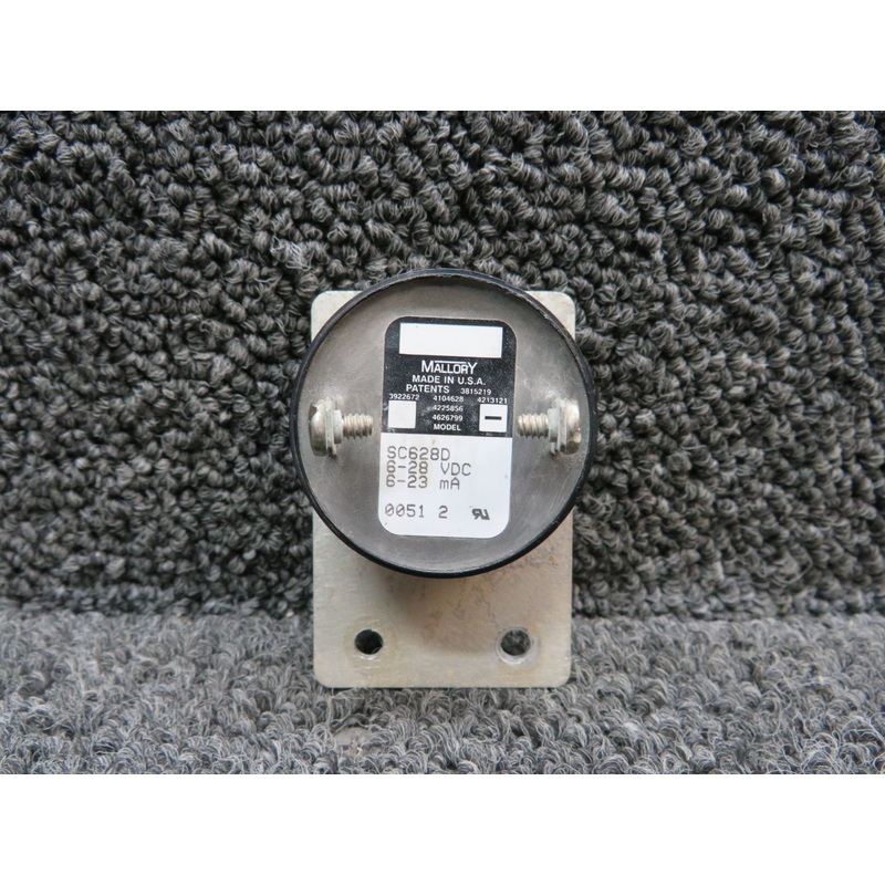 SC628D Beech A36 Sonalert Warning Horn with Bracket (Volts: 28)