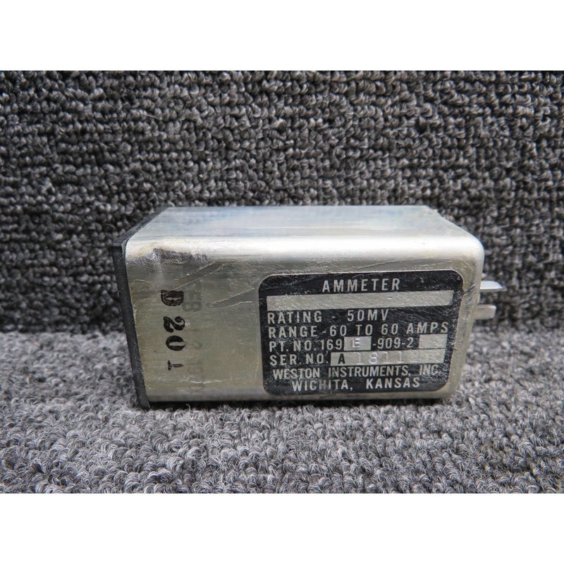1695-909-2 Weston Instruments Ammeter (Range: -60-60 Amps) (50MV)