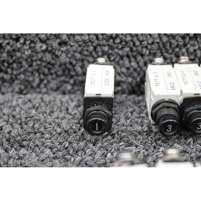 7277-2 Klixon Circuit Breaker Set of 47 (Various Amps)