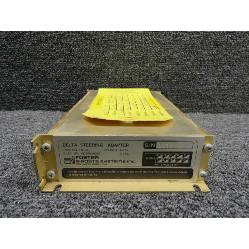 AD805D0250 Foster Airdata 51DSA Rnav511 Steering Adapter w Serviceable Tag