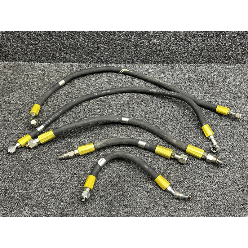 AE713628 Lycoming TIO-540-AE2A Aeroquip Engine Oil Hose Set