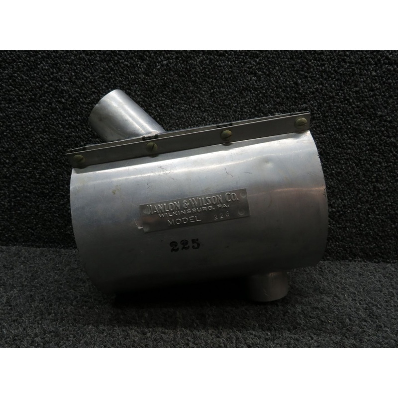 Hanlon Wilson Muffler Assembly with Model 226 Muffler Shroud (Dented)