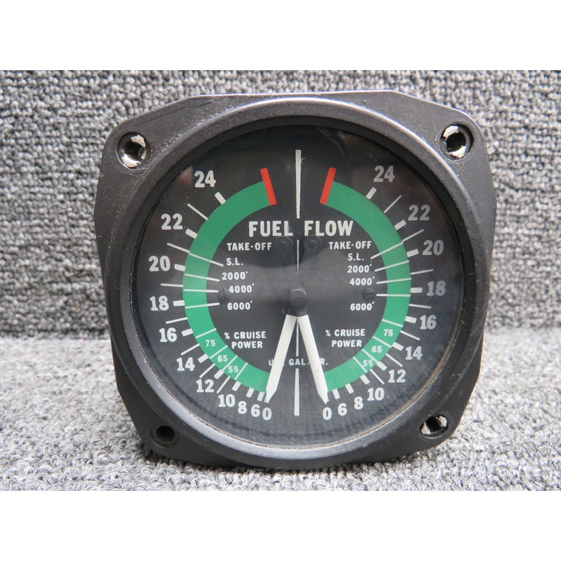 PM-44-11 (Alt: 6062) Tokyo Aircraft Dual Fuel Pressure Indicator (0-30 PSI)