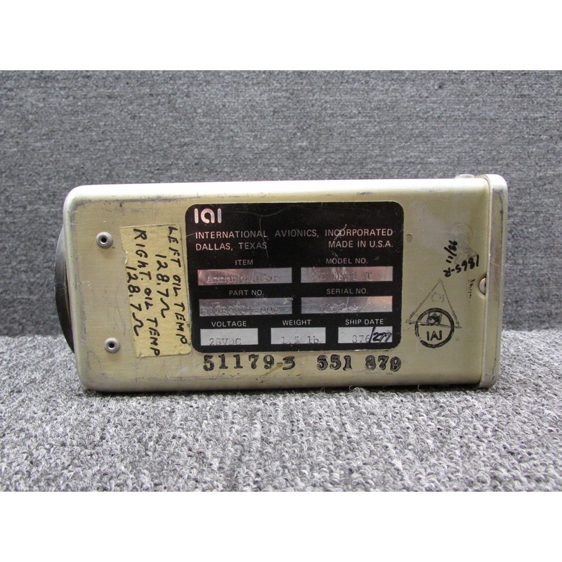 500B0001-003 International E-1631-T Annunciator Panel