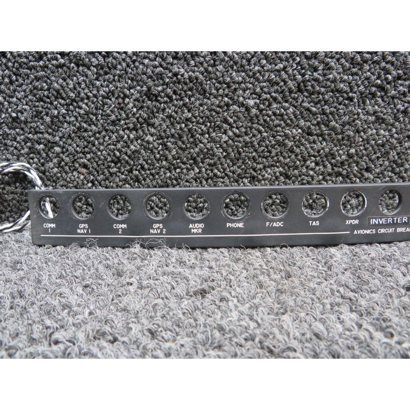 71593-175 (Alt: 58-340454-175) Beech A36 Raytheon Lighted Panel (28V, Cracked)