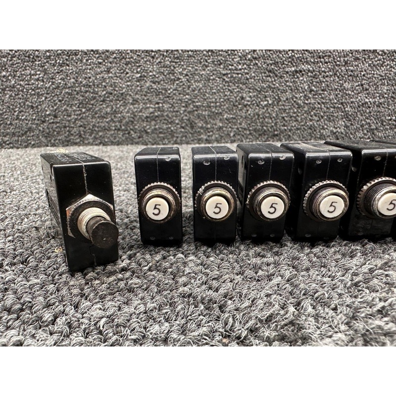 AMF Potter and Brumfield, Wood, Tyco Circuit Breakers (Set of 14)
