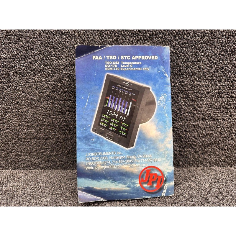 JP Instruments EDM-730, 740, 830 Pilots Guide Manual