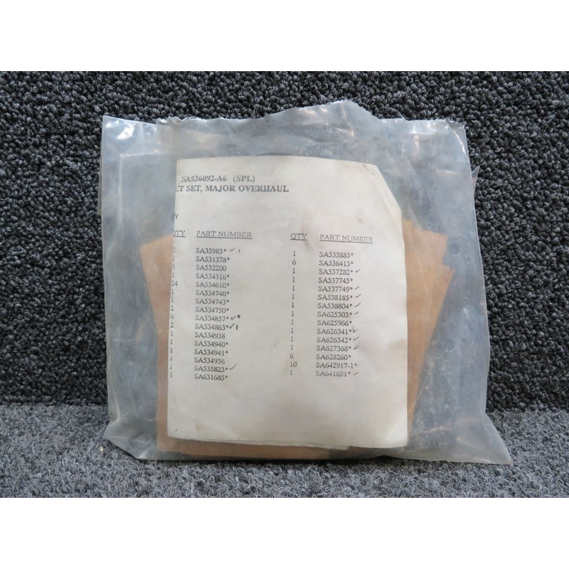 SA536092-A6 Superior Air Parts Major Overhaul Gasket Set (New Old Stock)