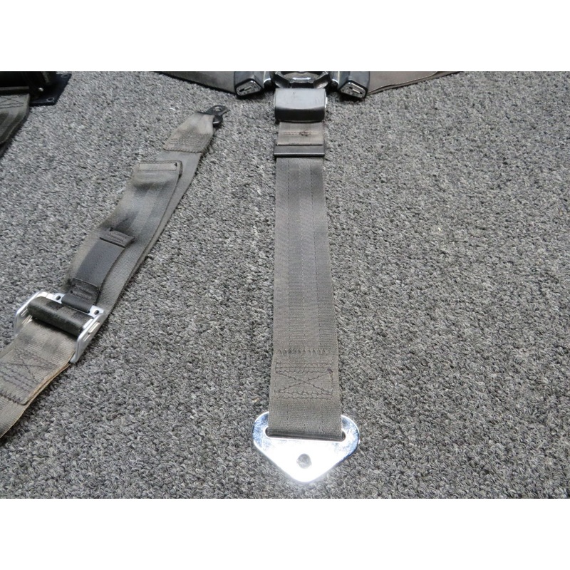 5024-1-061-2251 Bell 206B Amsafe Pilot Seatbelt, Waist Lock, Inertia Reel Assy