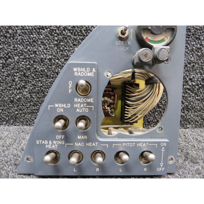 2414146-35 Lear L-25B Pilot Heat Switch Panel LH without Indicator