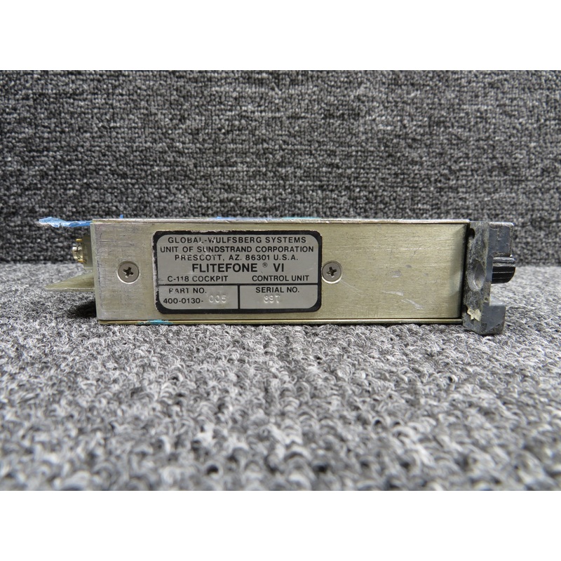 400-0130-005 Global Flitefone VI C-118 Cockpit Control Unit