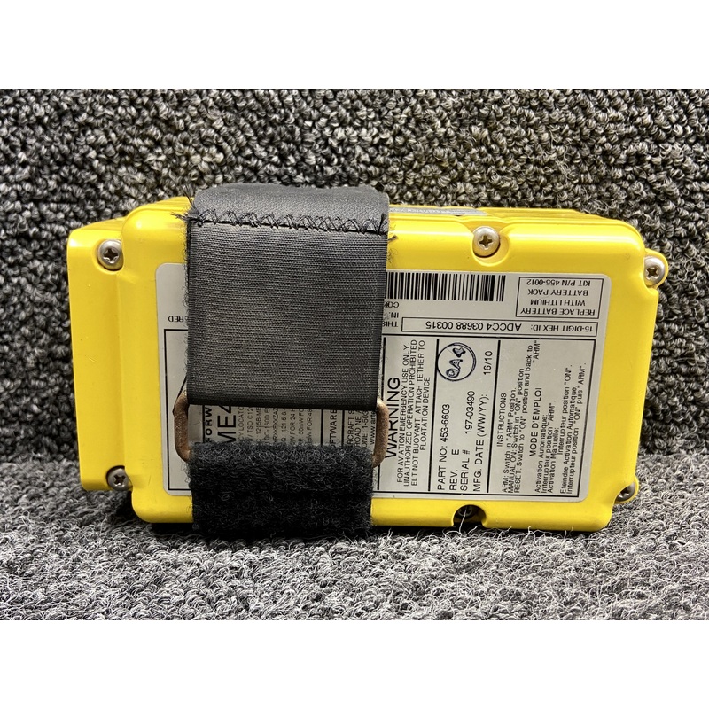 453-6603 Artex ME406 Emergency Locator Transmitter with Switch, Antenna, Tray