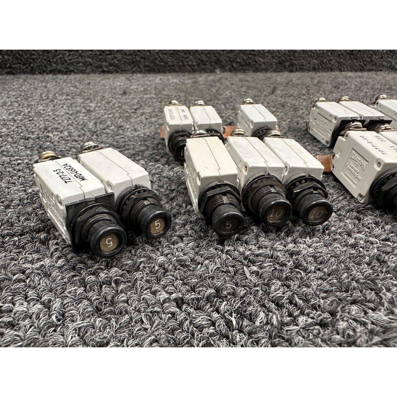 7277-2-2, 7277-2-10, 7277-2-15 Klixon Circuit Breakers (Amps: Various)