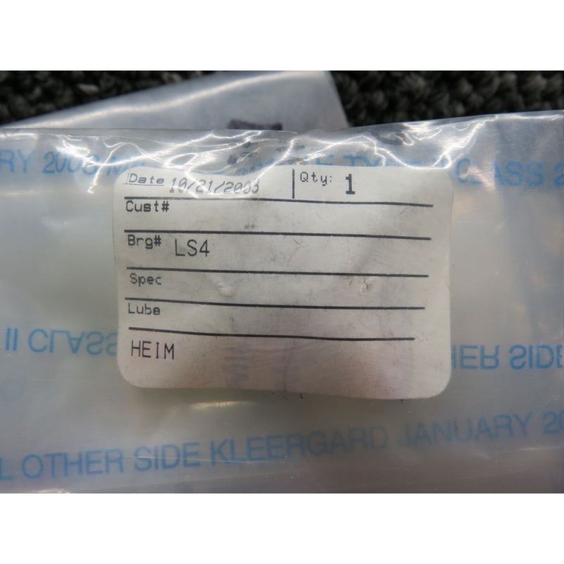 LS4 Spherical Plain Bearing (New Old Stock)